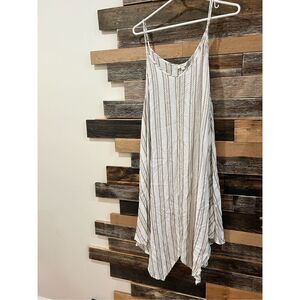 Elan midi dress cover up adjustable strap sz XL